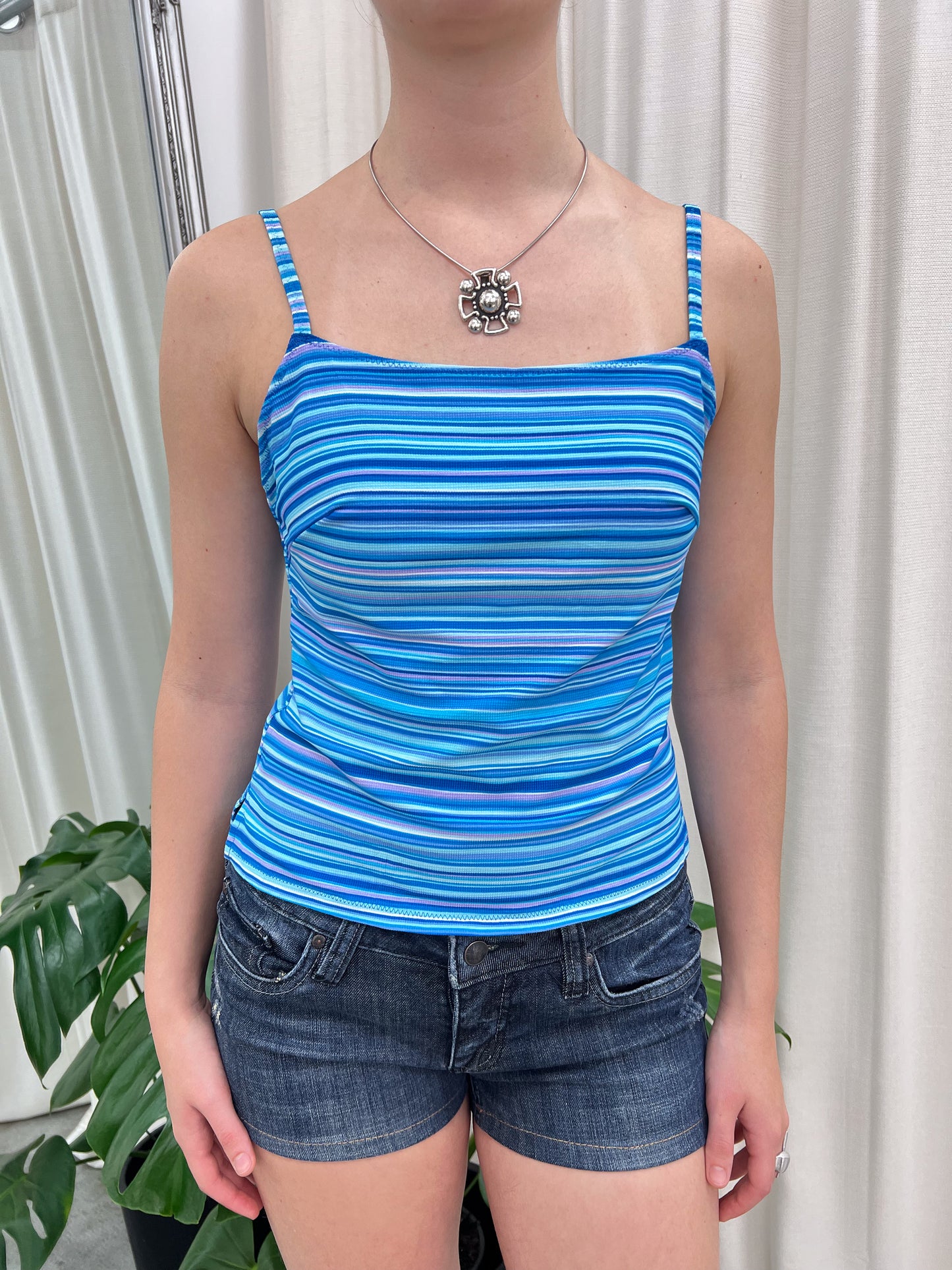 Blue Stripe Tankini