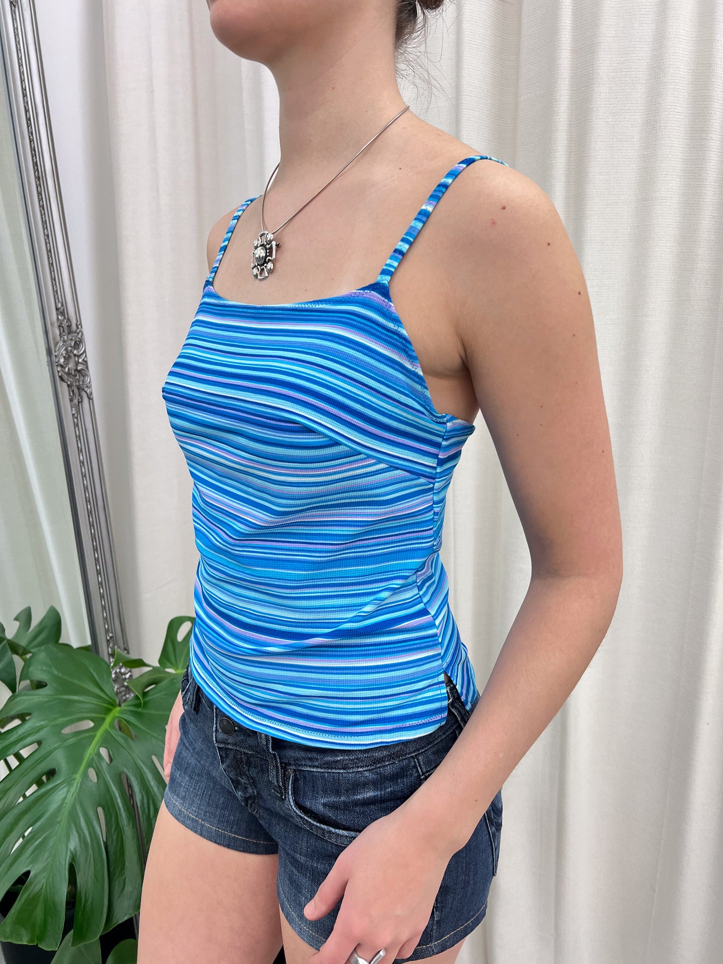 Blue Stripe Tankini