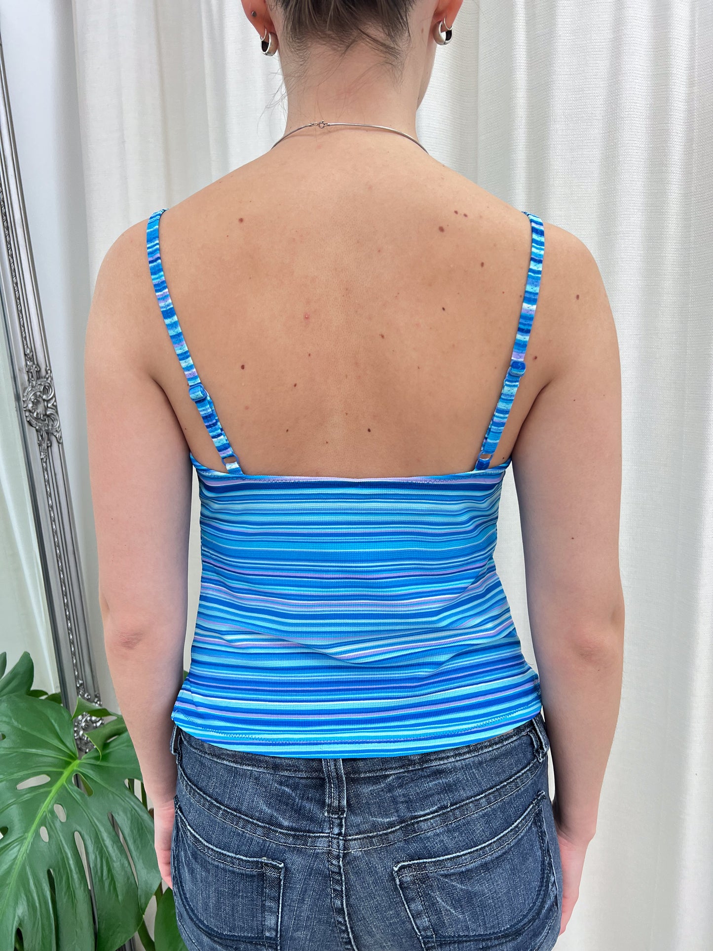 Blue Stripe Tankini
