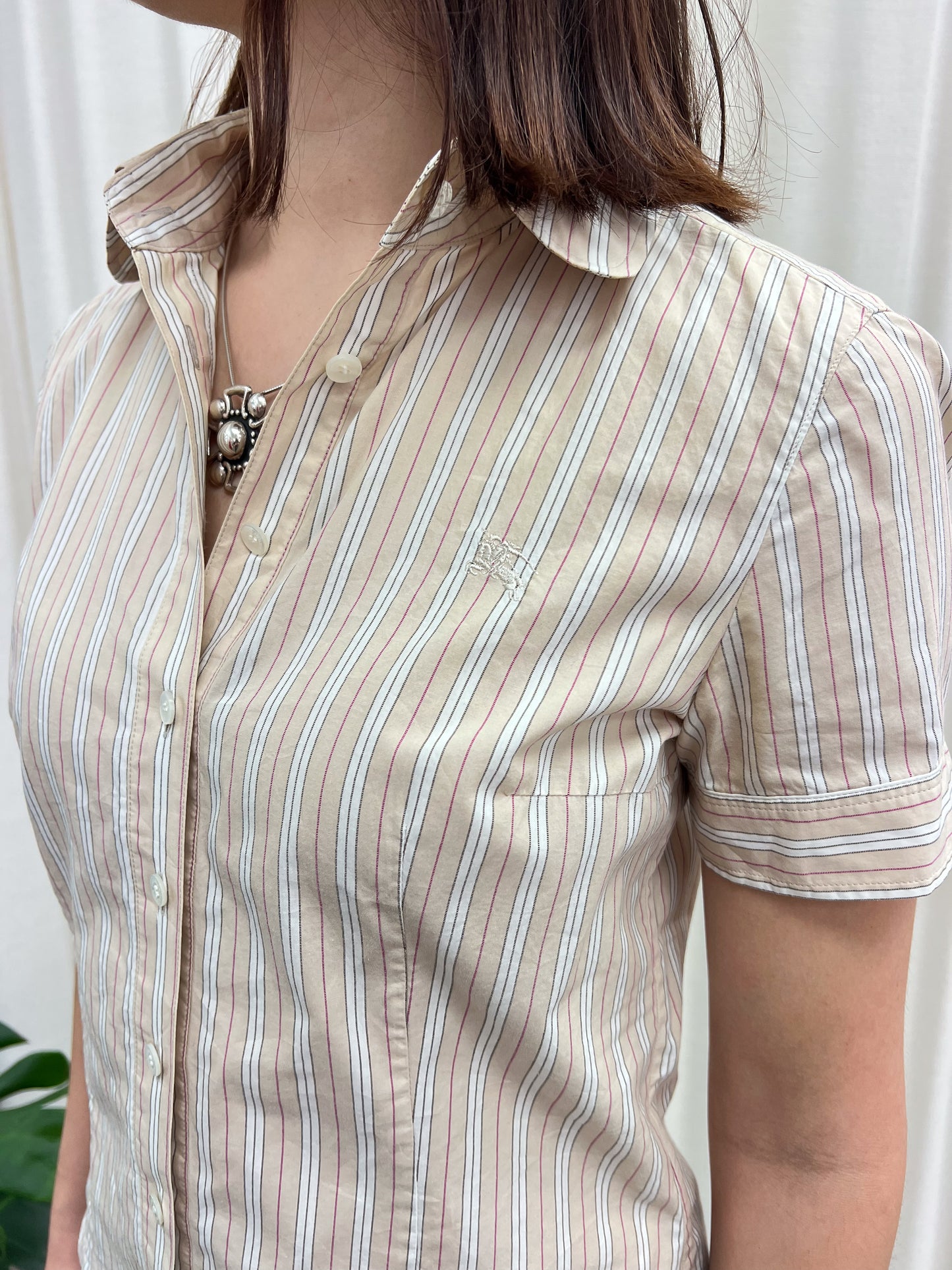 Burberry Blue Label Button Up Shirt - Size S/M