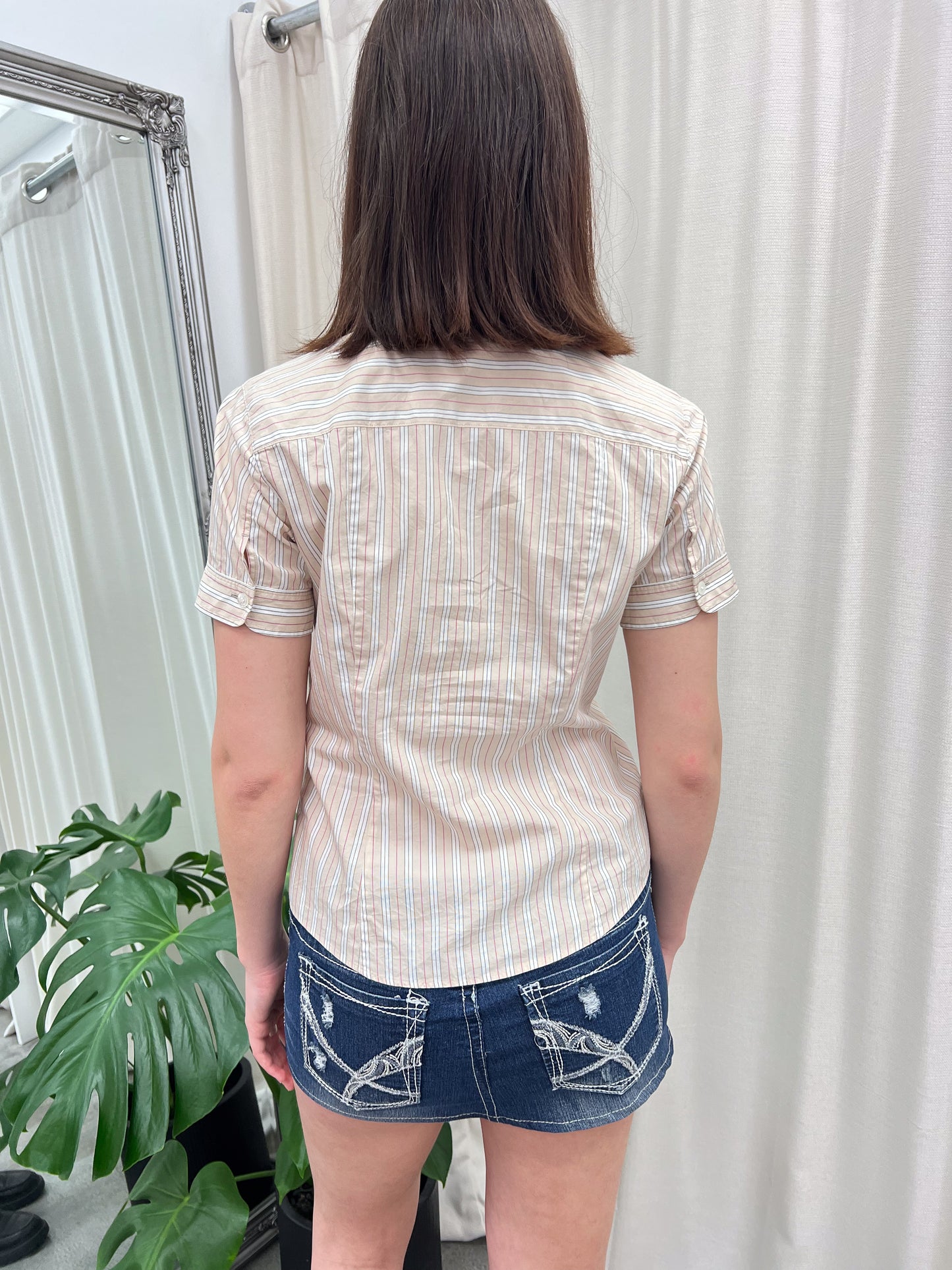 Burberry Blue Label Button Up Shirt - Size S/M