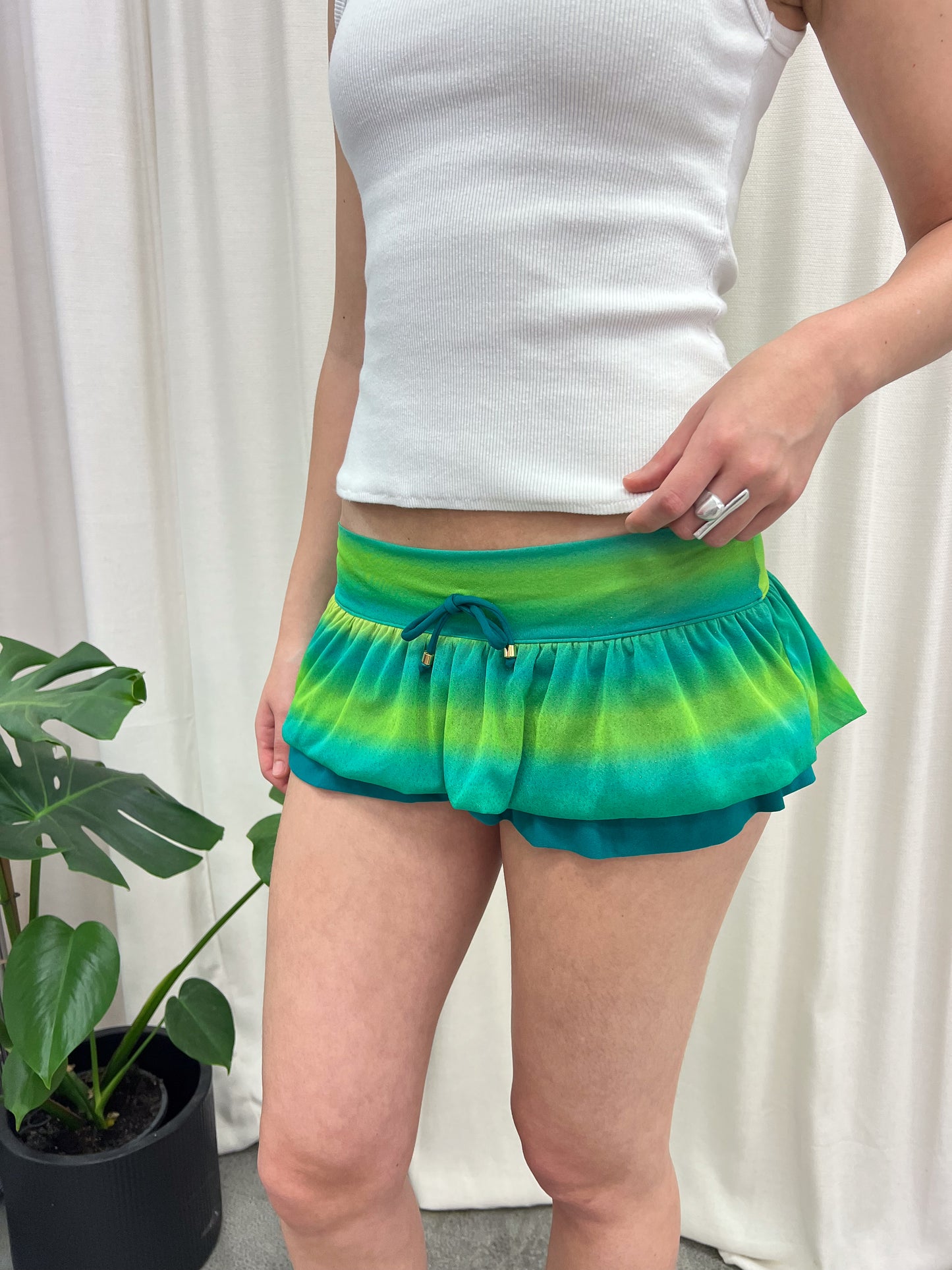 Green Ombre Swim Skirt - Size XS
