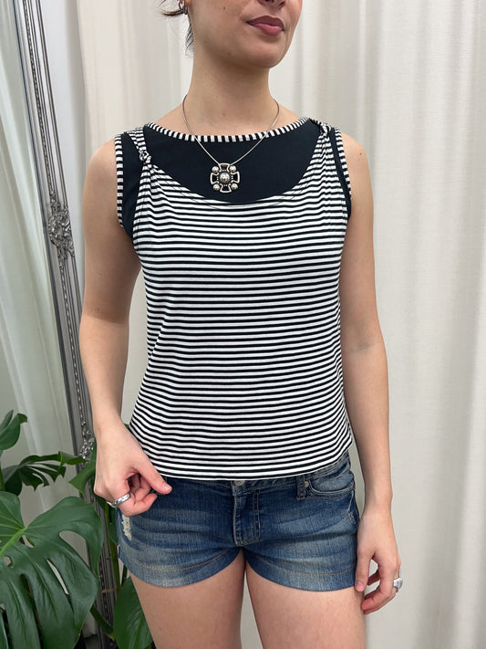Layered Stripe Tank - Size Medium