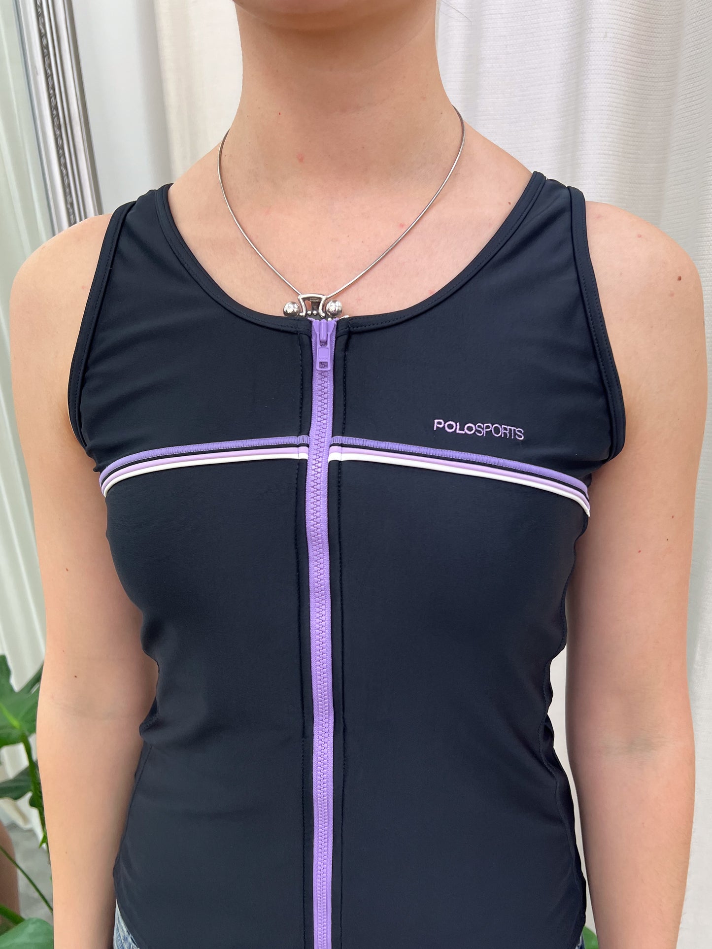 Black Polo Sports Tank - Size Small