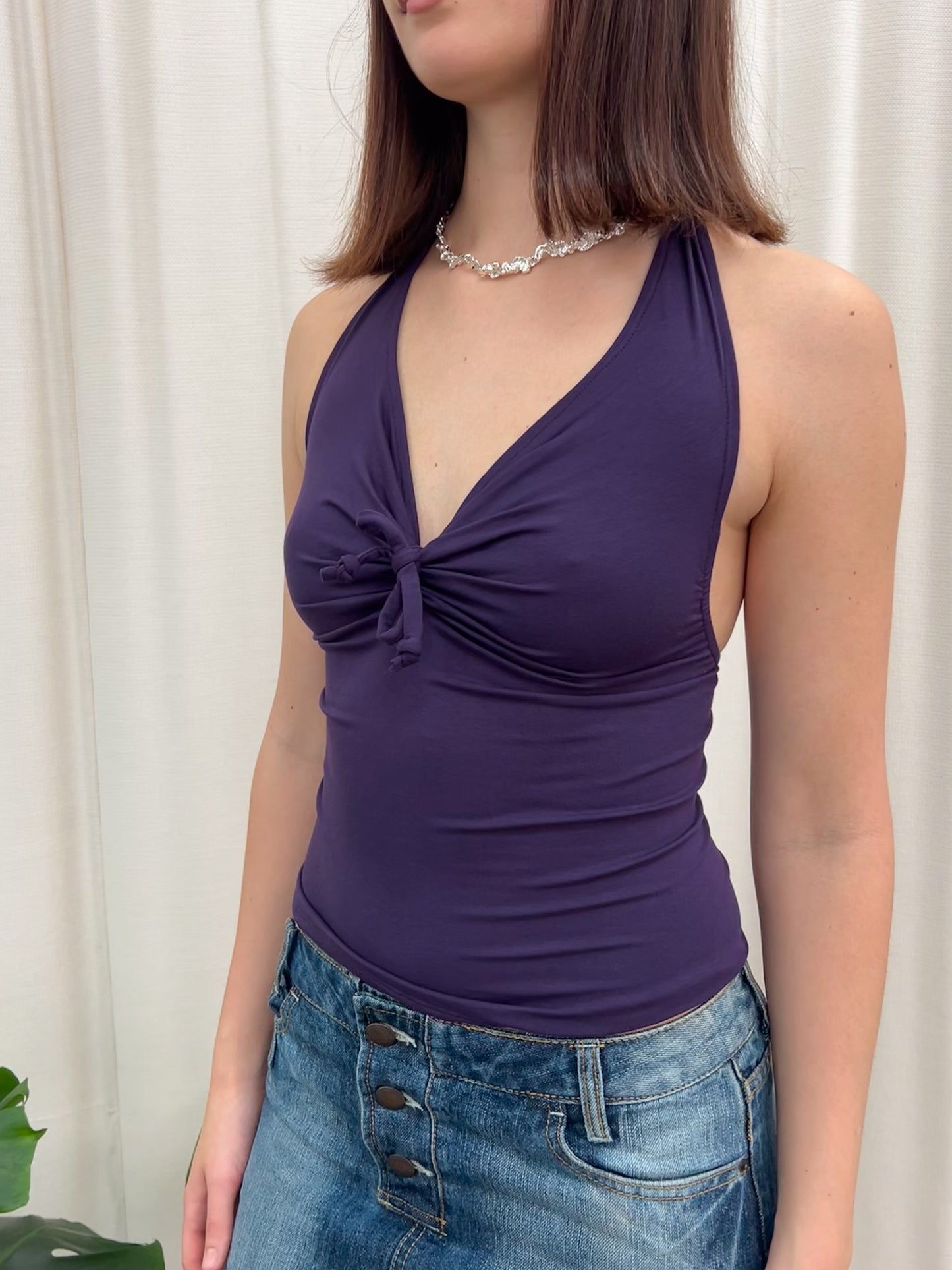 Dylan Halter Top - Plum