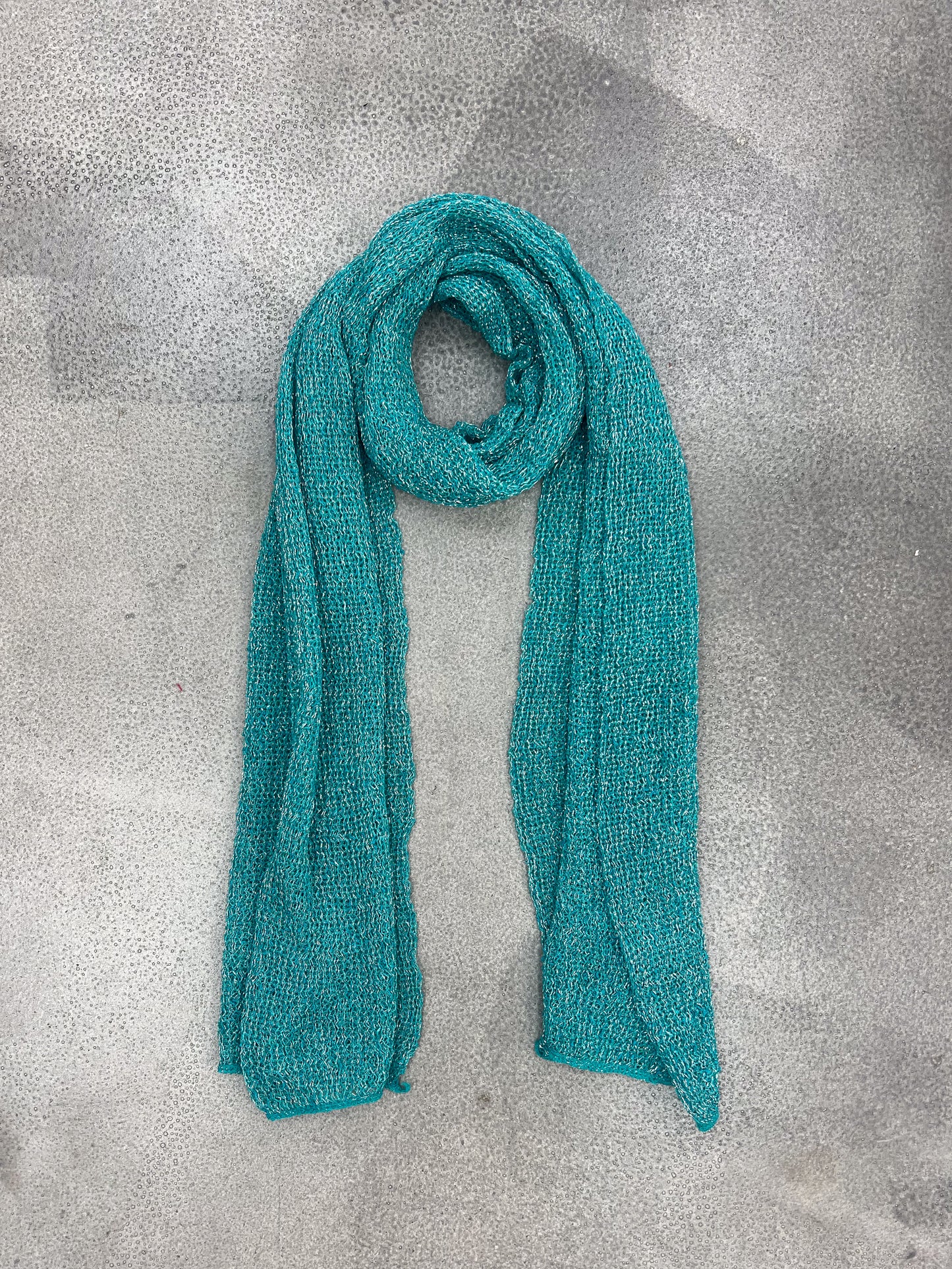 Festival Scarf - Ocean Lurex
