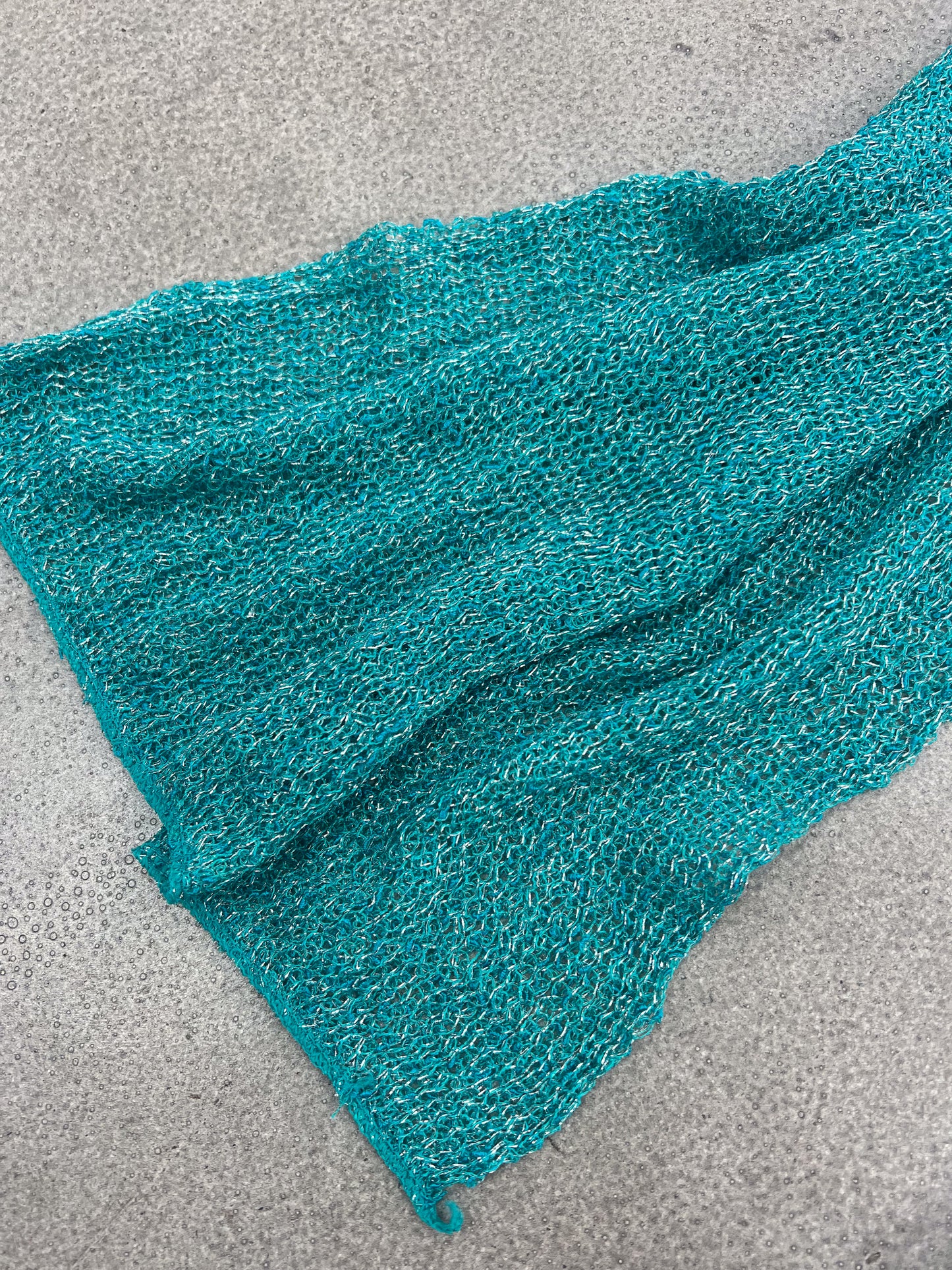 Festival Scarf - Ocean Lurex